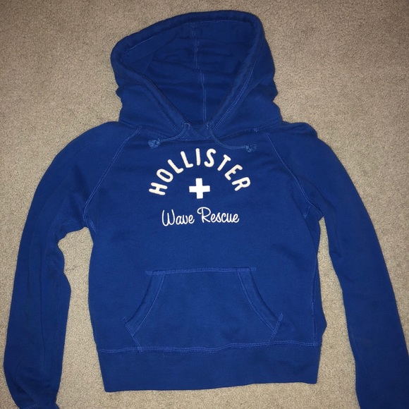 Blue Hollister Hoodie - Picture 1 of 3